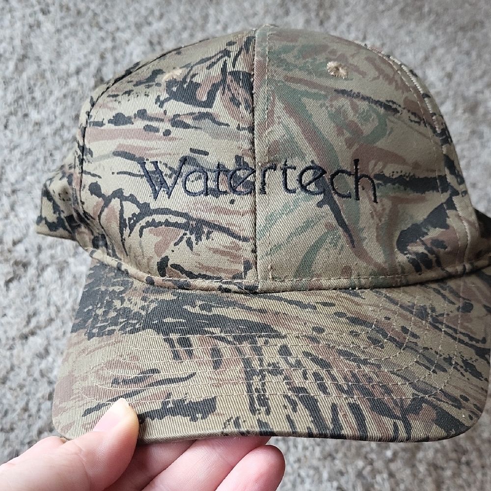 Watertech Camouflage Velcro Back Men's Hat